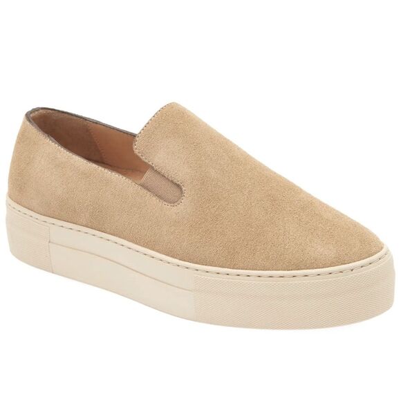 Frame Denim Le Ren Slip-on Platform Sneaker in Tan size 40 1/2 (10-10.5) - Picture 1 of 16